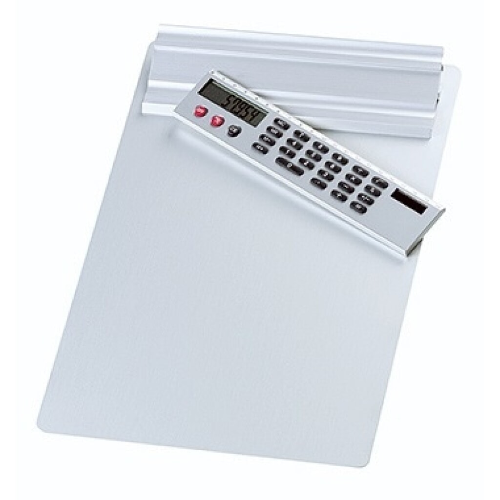 WEDO® Klemmbrett 57954 A4 23,0x33,5x1,9cm silber Produktabbildung: WEDO® Klemmbrett 57954 A4 23,0x33,5x1,9cm silber