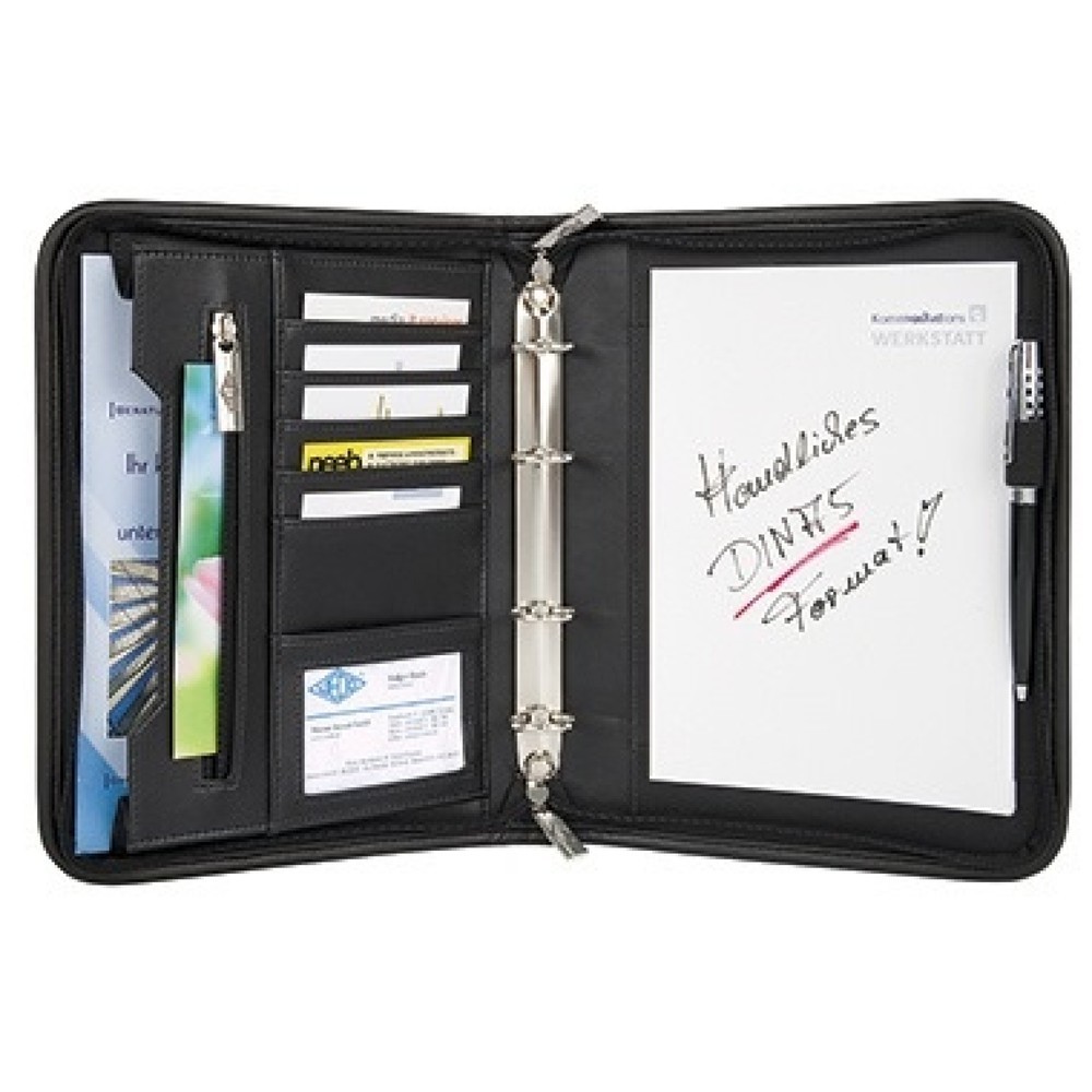 Produktabbildung: WEDO® Konferenzmappe Elegance 585101 DIN A5 Kunstleder schwarz