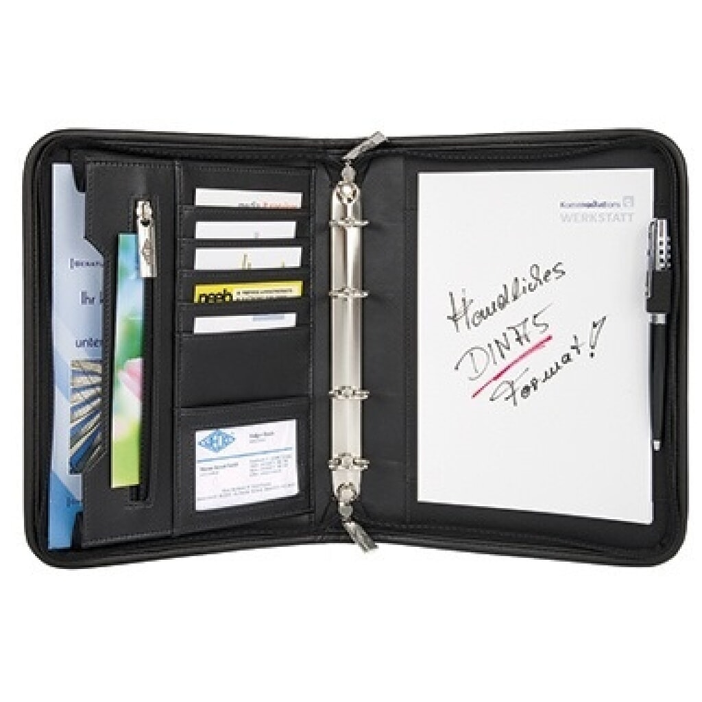 Produktabbildung: WEDO® Konferenzmappe Elegance 585101 DIN A5 Kunstleder schwarz