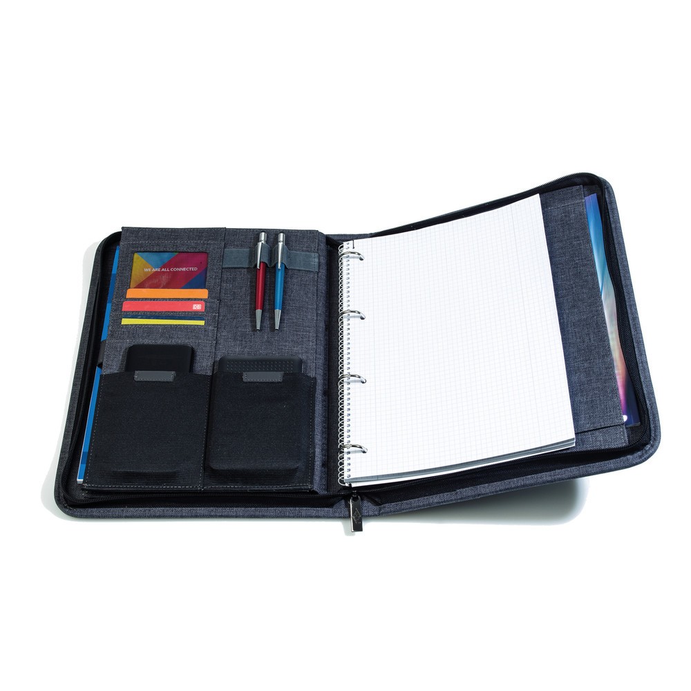 Produktabbildung Nr. 4: WEDO® Ringbuchmappe COLLEGE A4, 4-Ring, grau