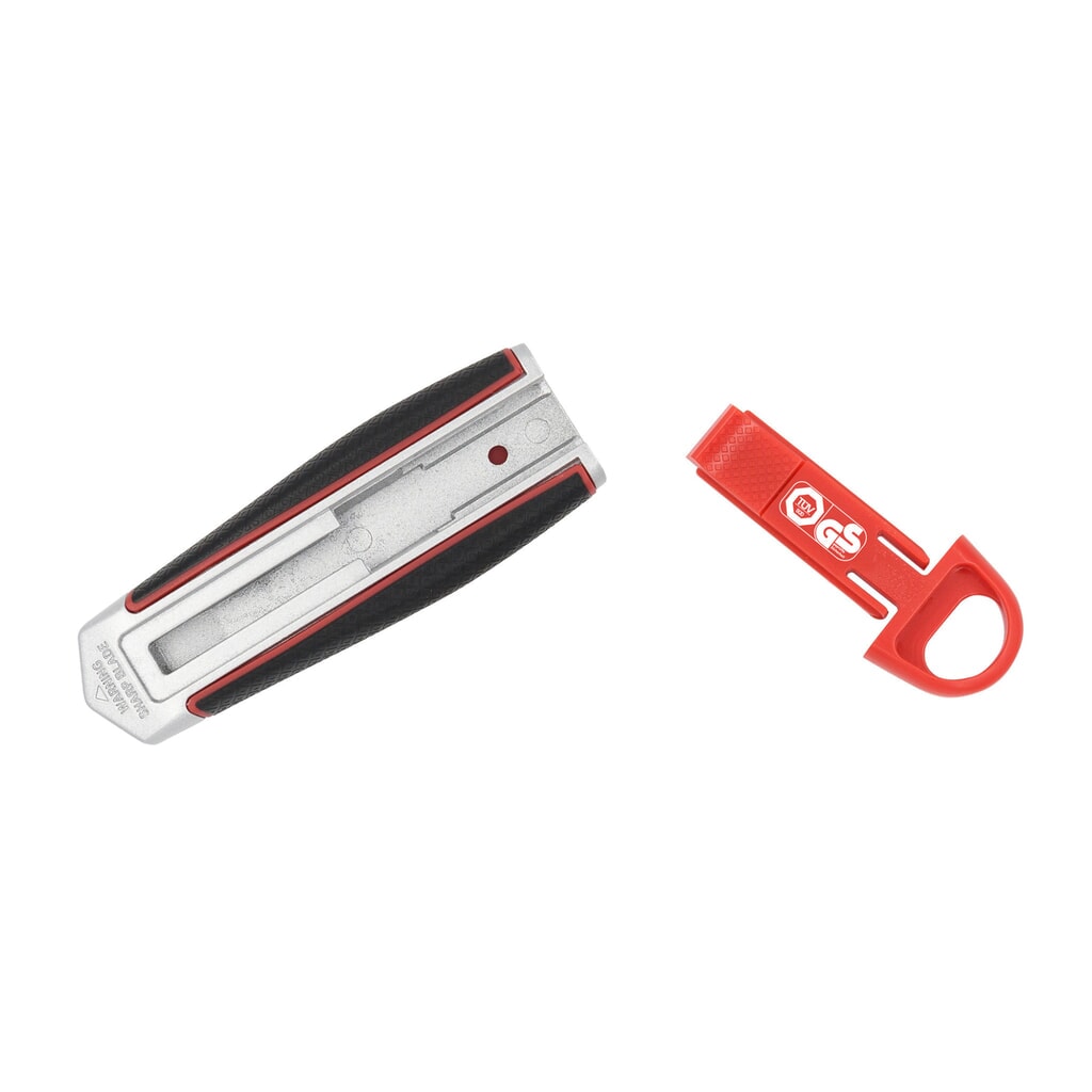 WEDO® SAFETY-Cutter LONG BLADE, schwarz/rot Produktabbildung Nr. 2: WEDO® SAFETY-Cutter LONG BLADE, schwarz/rot