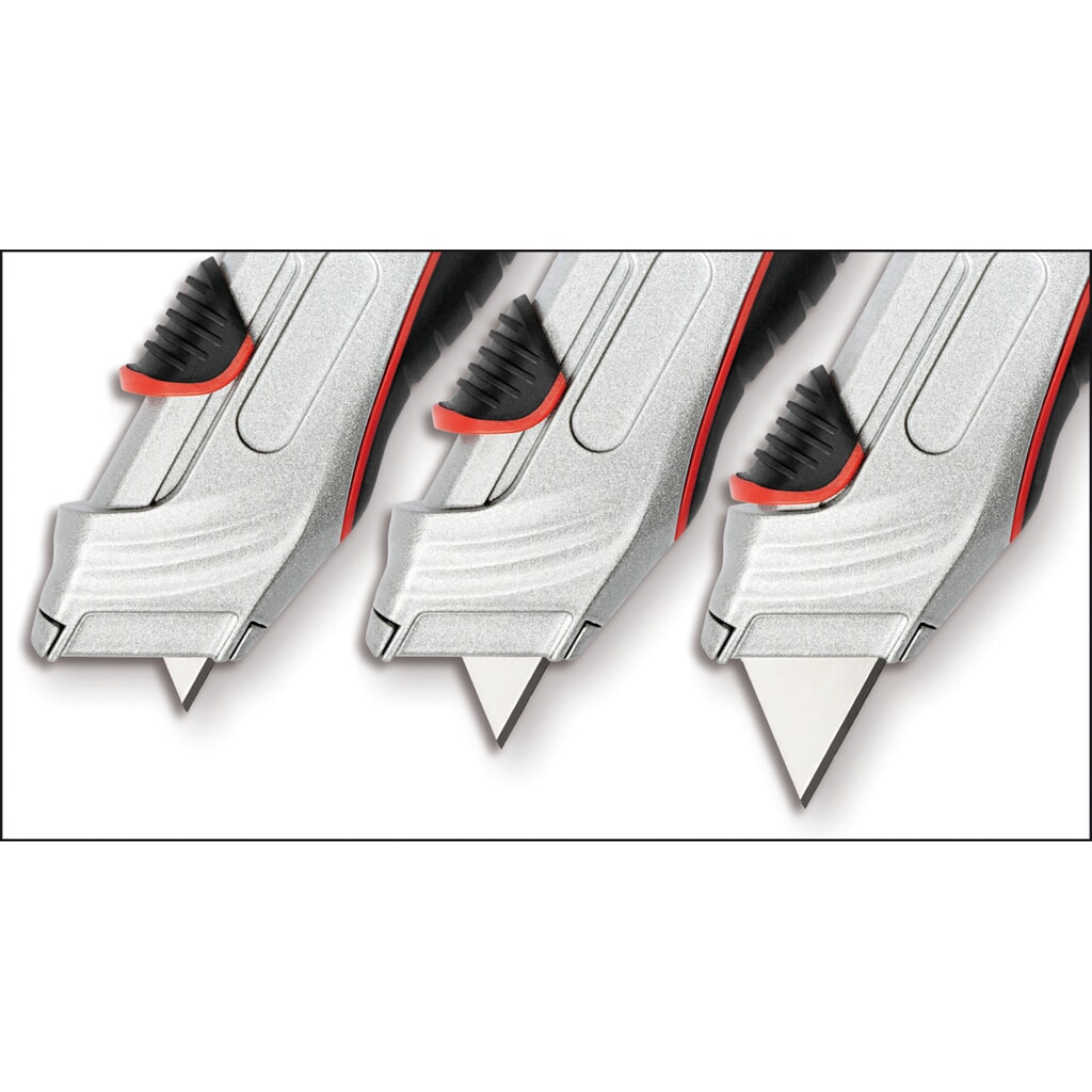 WEDO® SAFETY-Cutter PROFI mit 3-Stufen-Vorschub, schwarz Produktabbildung Nr. 2: WEDO® SAFETY-Cutter PROFI mit 3-Stufen-Vorschub, schwarz