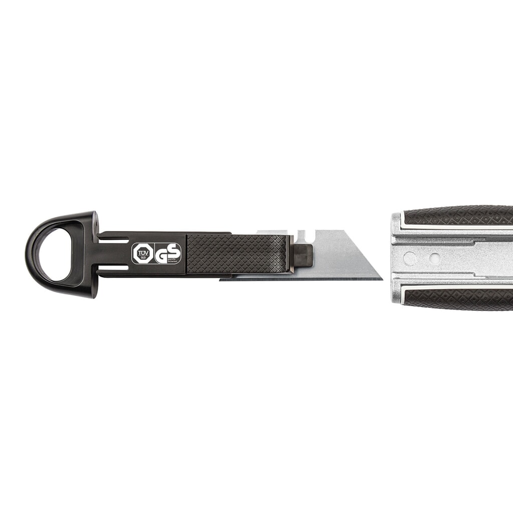 WEDO® SAFETY-Linkshänder-Cutter, inkl. 2 Klingen, schwarz Produktabbildung Nr. 2: WEDO® SAFETY-Linkshänder-Cutter, inkl. 2 Klingen, schwarz