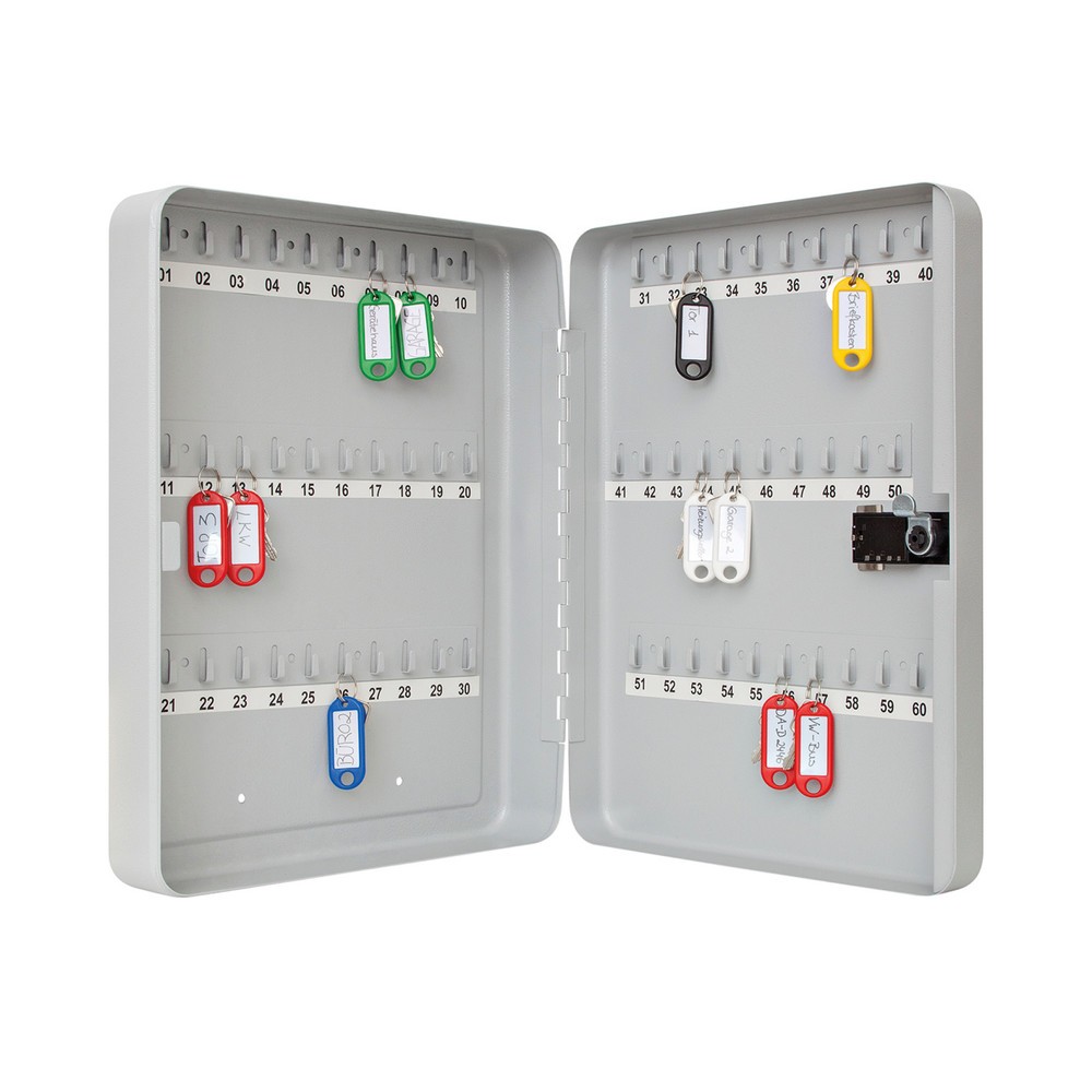 Produktabbildung Nr. 2: WEDO® Schlüsselschrank mit 3-stelligem Zahlenschloss, für 60 Schlüssel, lichtgrau