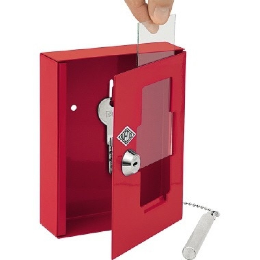 Produktabbildung Nr. 2: WEDO® Notschlüsselkasten 10250102X 150x120x40mm rot