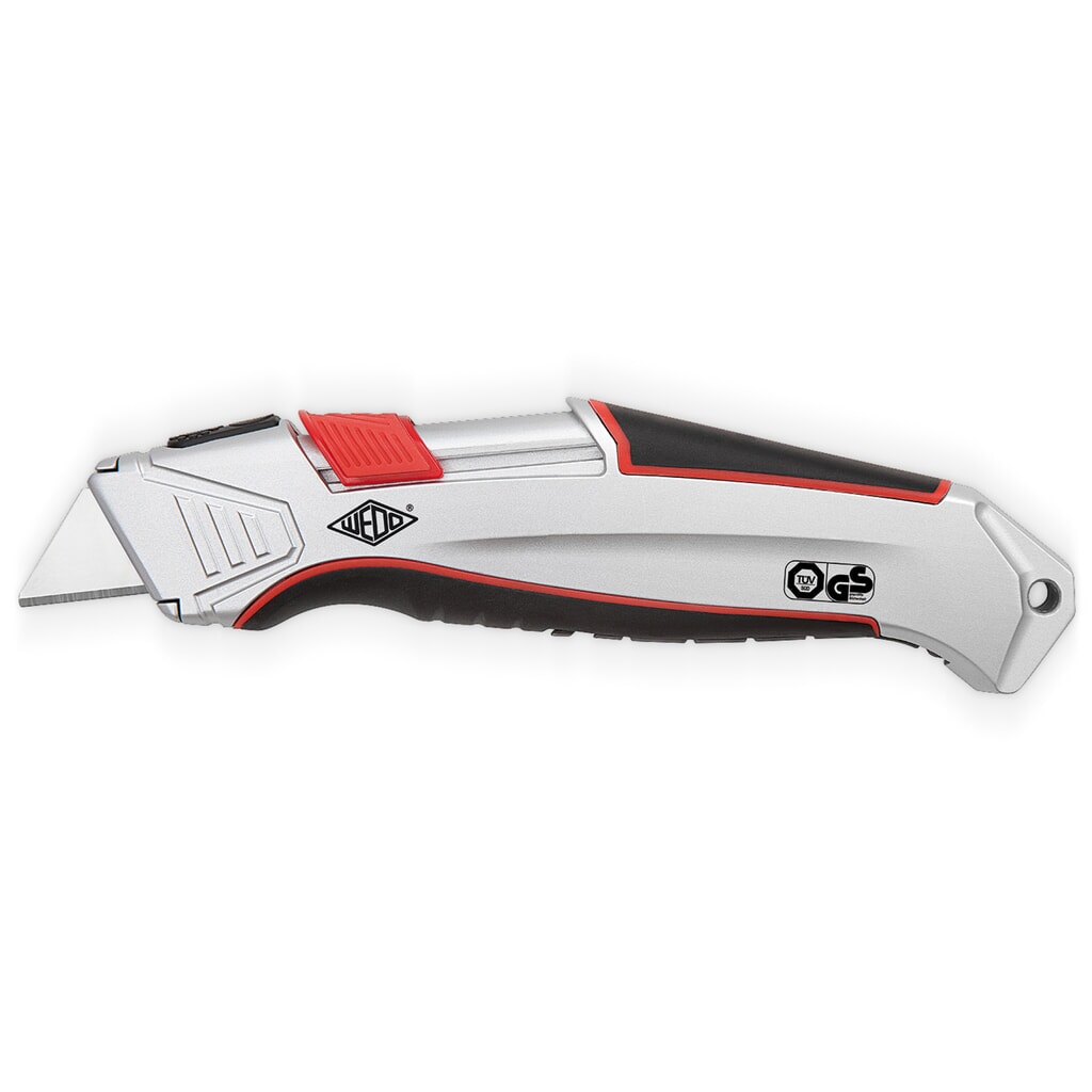 WEDO® Sicherheitsmesser Safety Alu, mit Carbonstahl-Klinge 19 mm Produktabbildung: WEDO® Sicherheitsmesser Safety Alu, mit Carbonstahl-Klinge 19 mm
