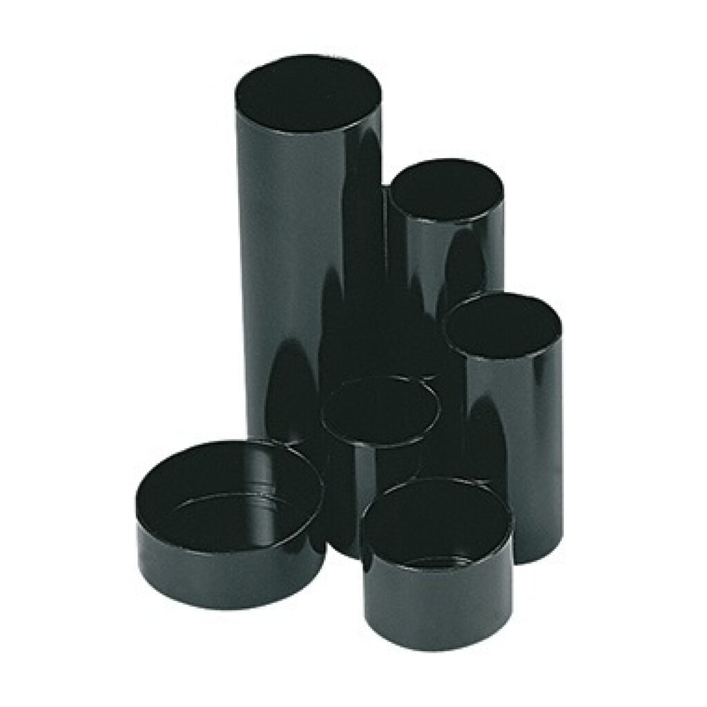 WEDO® Stifteköcher Junior 245257201 6Fächer Kunststoff schwarz Produktabbildung: WEDO® Stifteköcher Junior 245257201 6Fächer Kunststoff schwarz