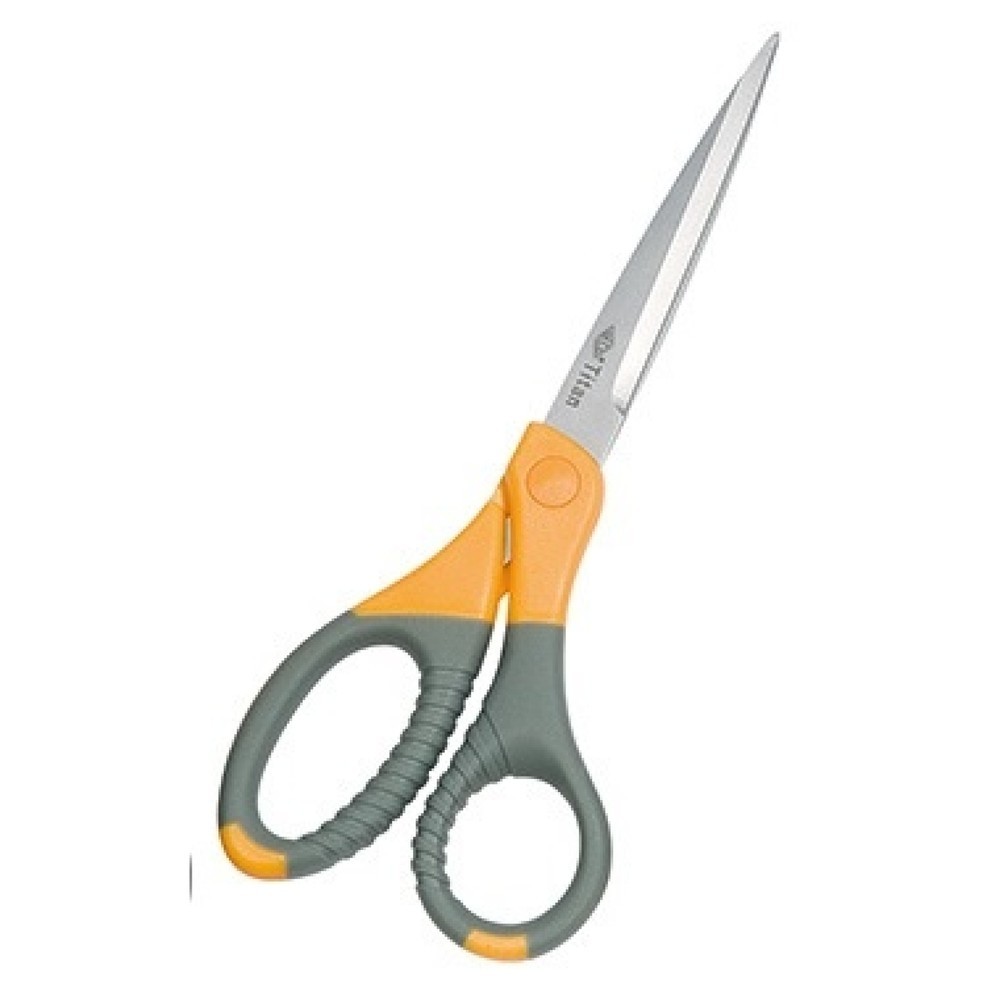 Produktabbildung: WEDO® Schere Titan Plus 9858 21,5cm Edelstahl grau/gelb