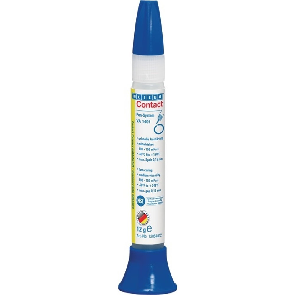 Produktabbildung: WEICON Cyanacrylatklebstoff VA 1401, 12 g