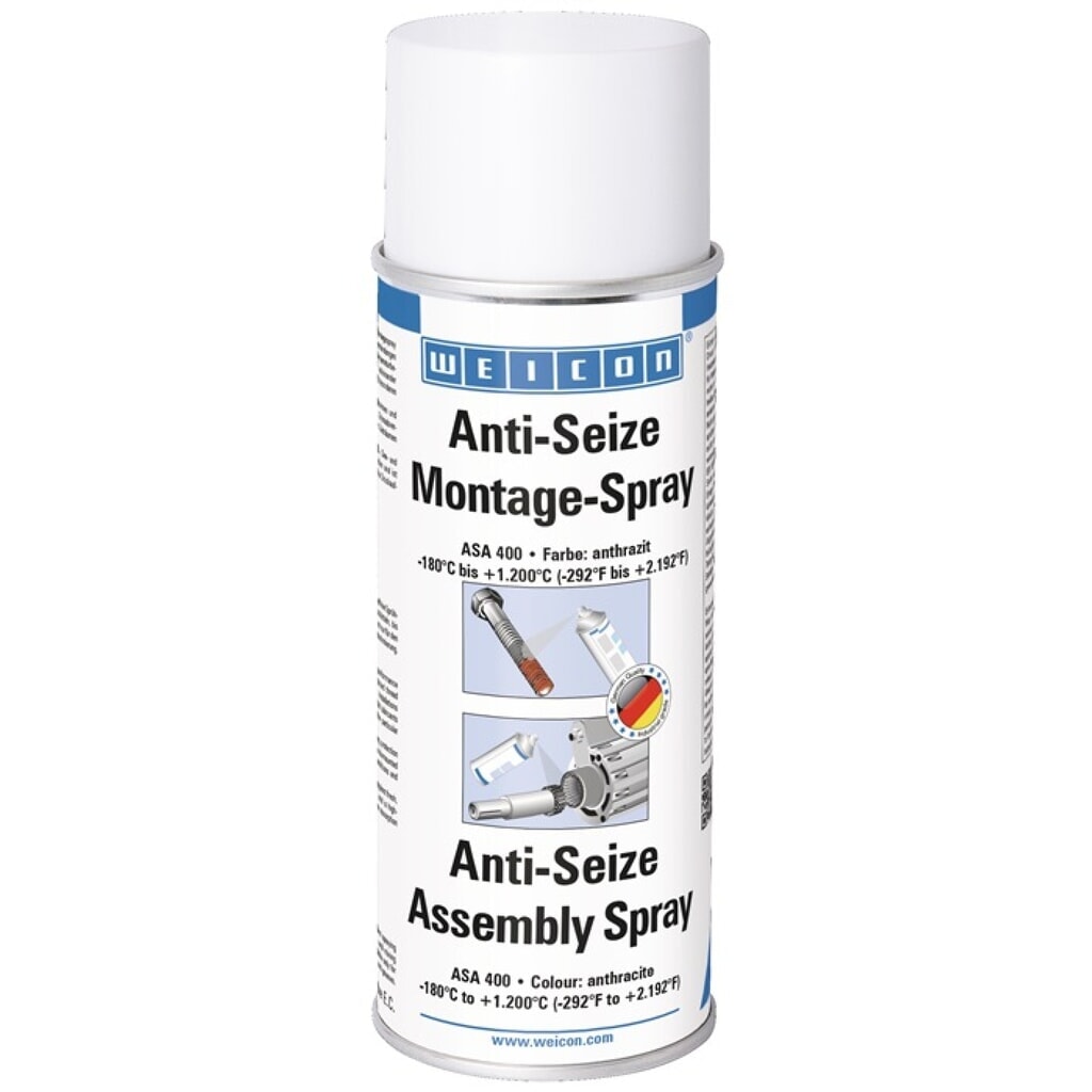 WEICON Montagepaste Anti-Seize 400 ml anthrazit Spraydose Produktabbildung: WEICON Montagepaste Anti-Seize 400 ml anthrazit Spraydose