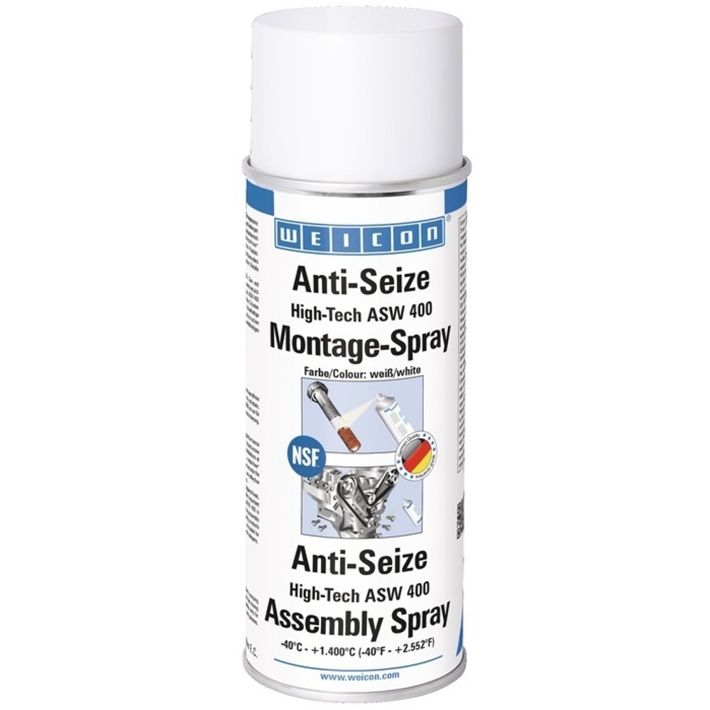 Produktabbildung: WEICON Montagepaste Anti-Seize High-Tech 500g weiß NSF H1 Dose