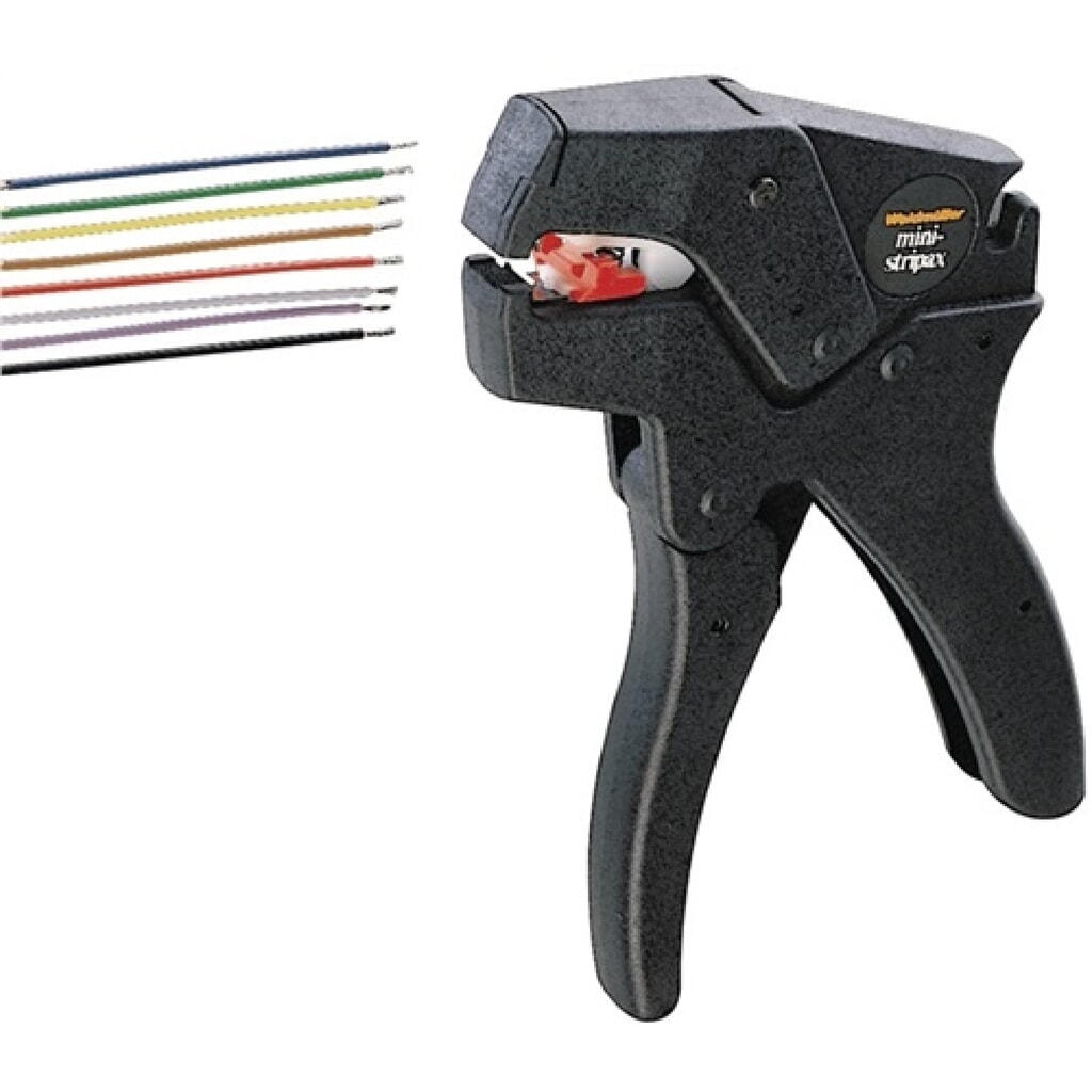 Abisolierzange L.135mm mini-stripax 0,08-1mm2 WEIDMÜLLER Produktabbildung: Abisolierzange L.135mm mini-stripax 0,08-1mm2 WEIDMÜLLER