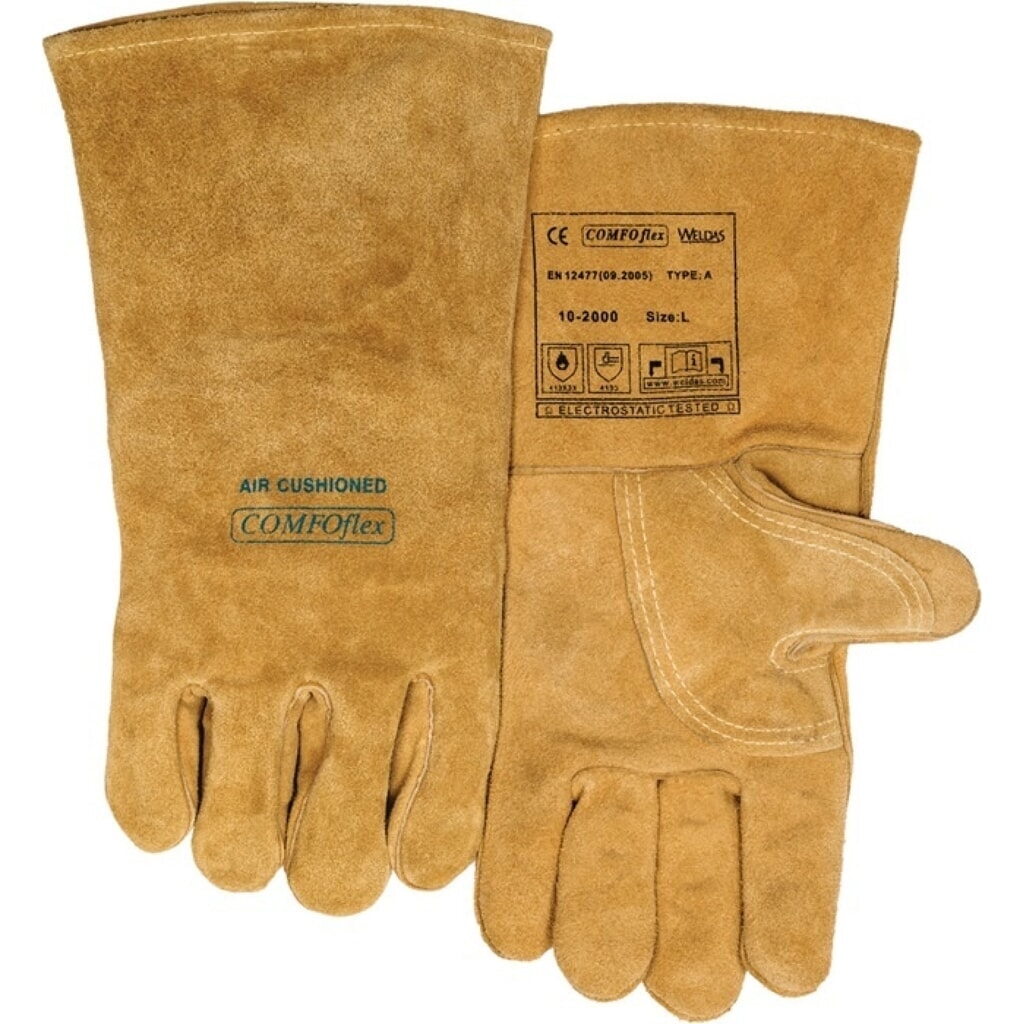 WELDAS Schweißerhandschuhe Bucktan Gr.L (9) Produktabbildung: WELDAS Schweißerhandschuhe Bucktan Gr.L (9)