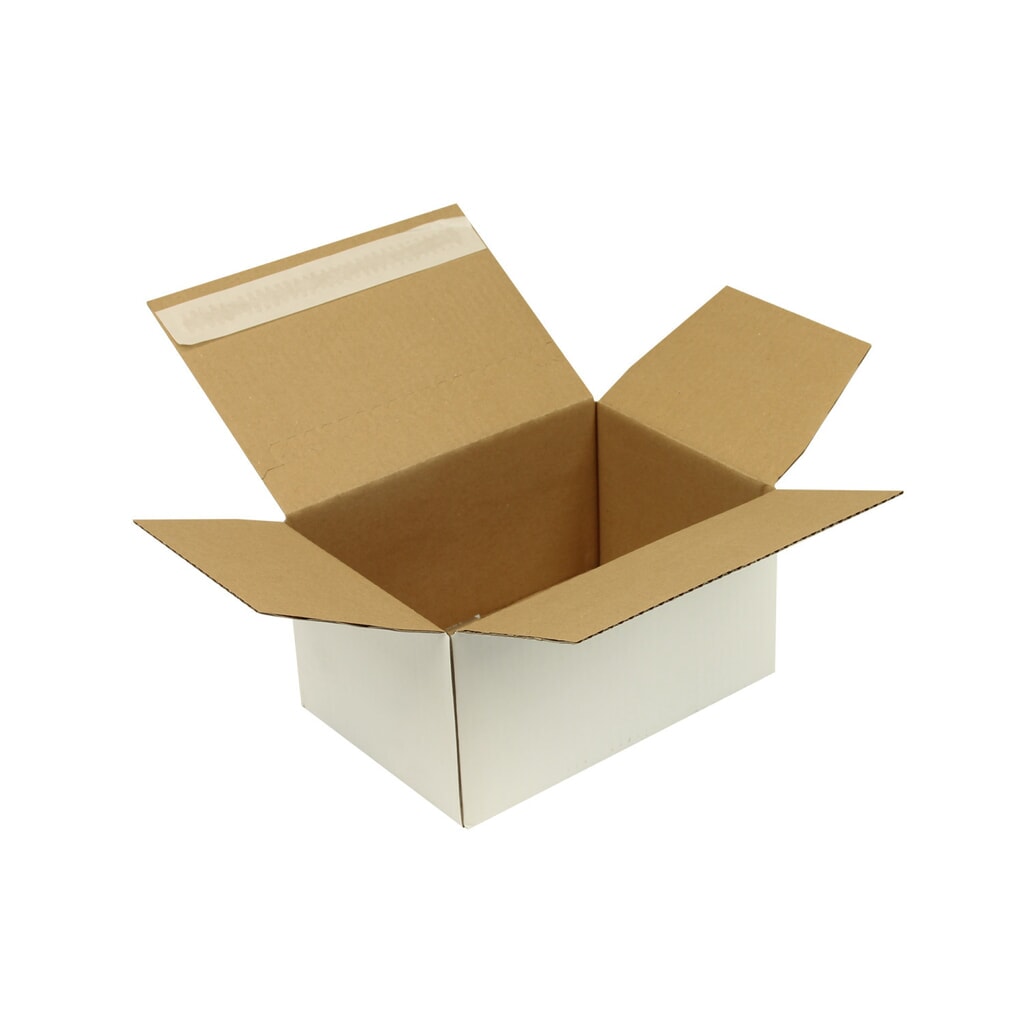 Wellpapp-Faltkarton 1-wellig 230 x 160 x 120 mm Produktabbildung: Wellpapp-Faltkarton 1-wellig 230 x 160 x 120 mm