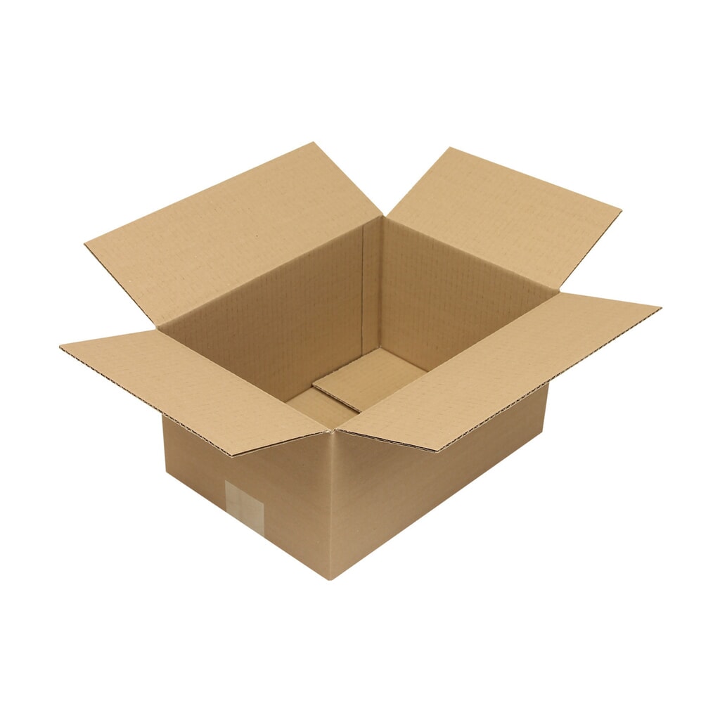 Produktabbildung: Wellpapp-Faltkarton 1-wellig, 305 x 215 x 160 mm