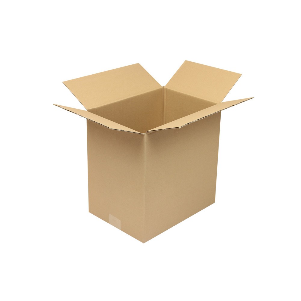 Produktabbildung: Wellpapp-Faltkarton 1-wellig, 330 x 235 x 330 mm, Qualität 1.20, braun