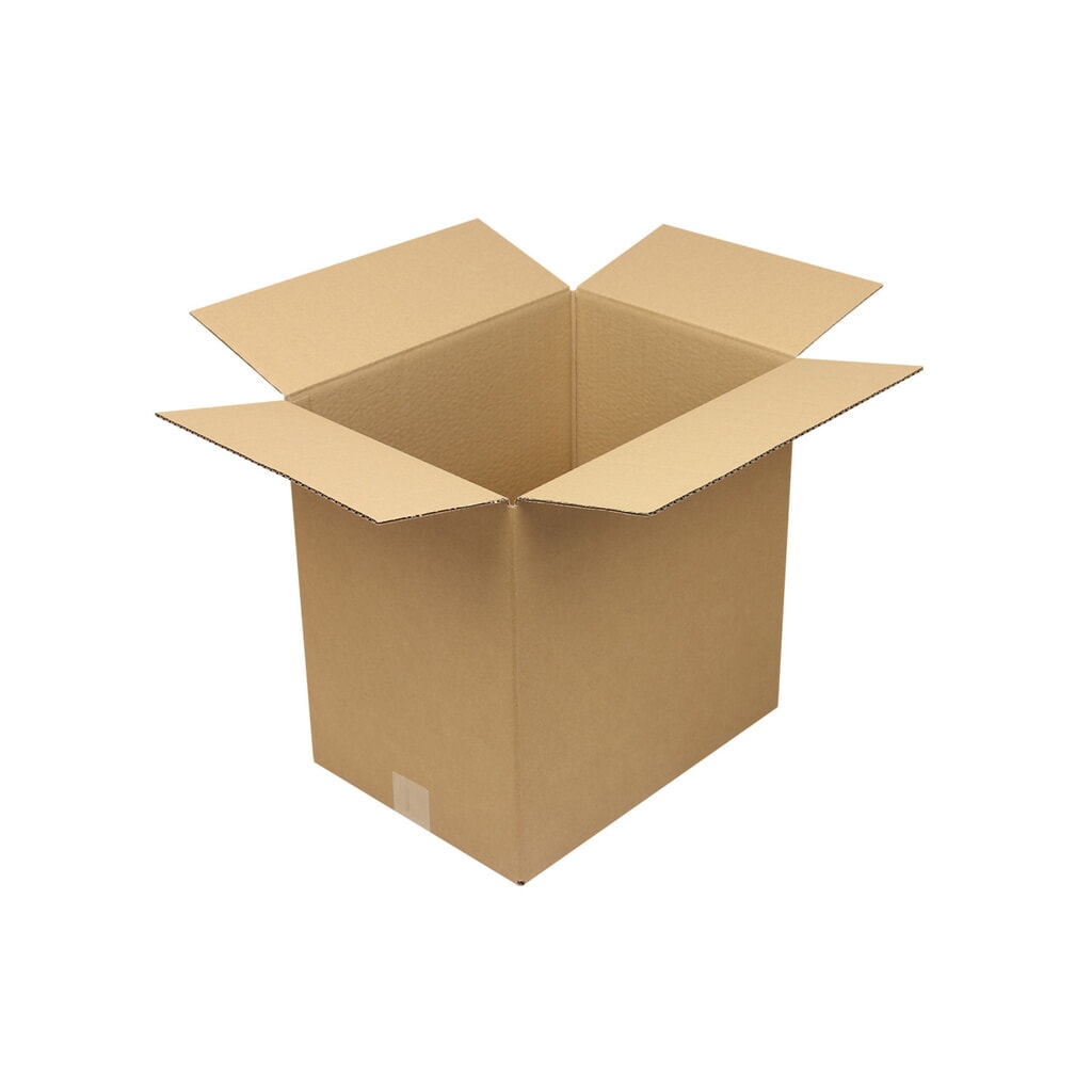 Wellpapp-Faltkarton 1-wellig, 390 x 290 x 390 mm, Qual. 1.20 C, braun Produktabbildung: Wellpapp-Faltkarton 1-wellig, 390 x 290 x 390 mm, Qual. 1.20 C, braun