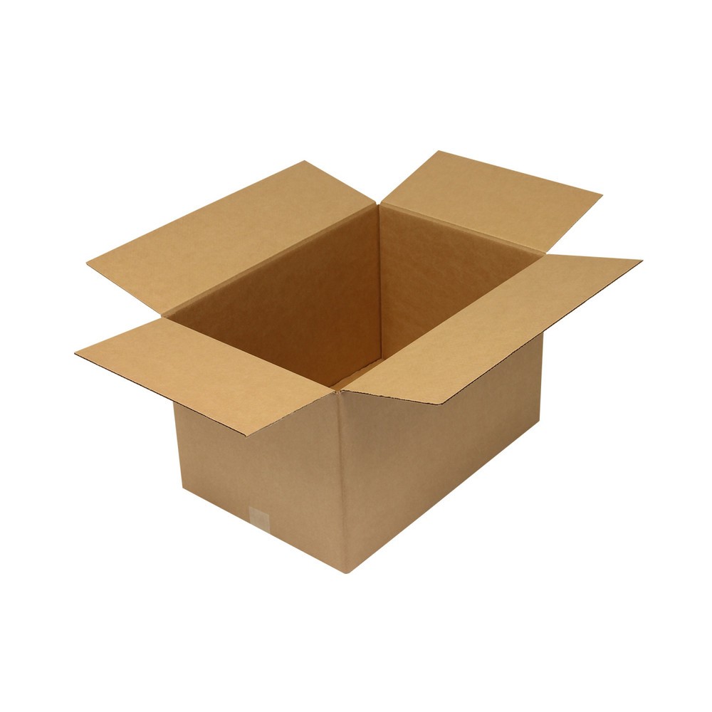 Produktabbildung: Wellpapp-Faltkarton 1-wellig, 600 x 400 x 360 mm, Qualität 1.4