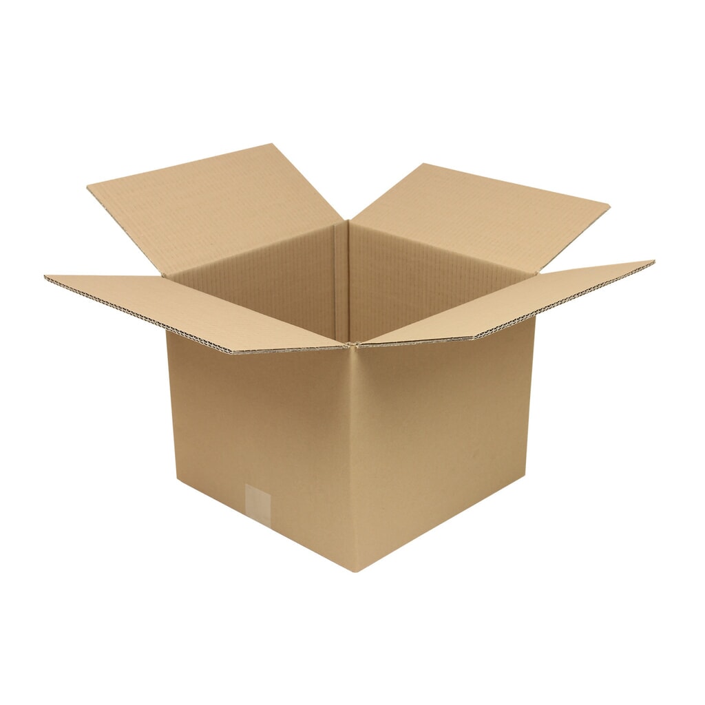 Produktabbildung: Wellpapp-Faltkarton, 2-wellig, 350 x 350 x 300 mm