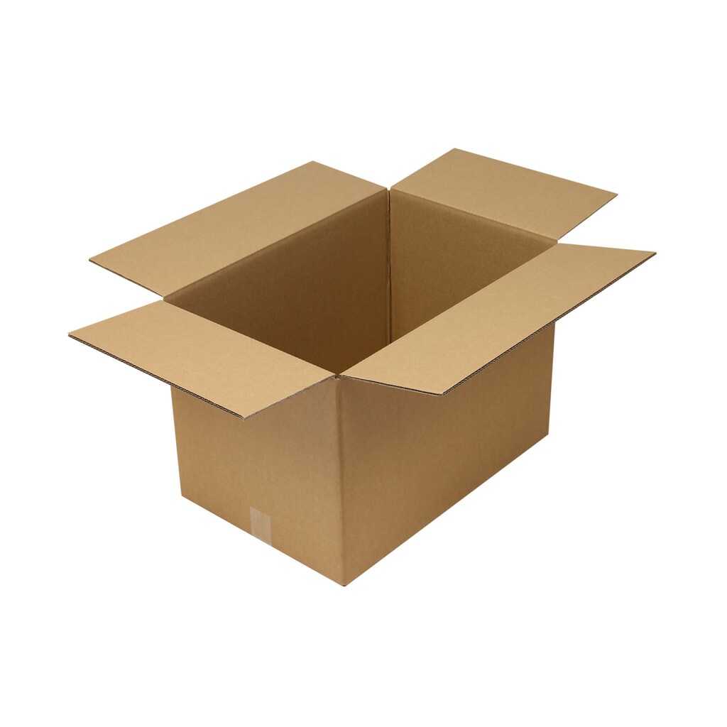 Wellpapp-Faltkarton, 2-wellig, 600 x 400 x 400 mm, Qualität 2.70 BC, braun Produktabbildung: Wellpapp-Faltkarton, 2-wellig, 600 x 400 x 400 mm, Qualität 2.70 BC, braun