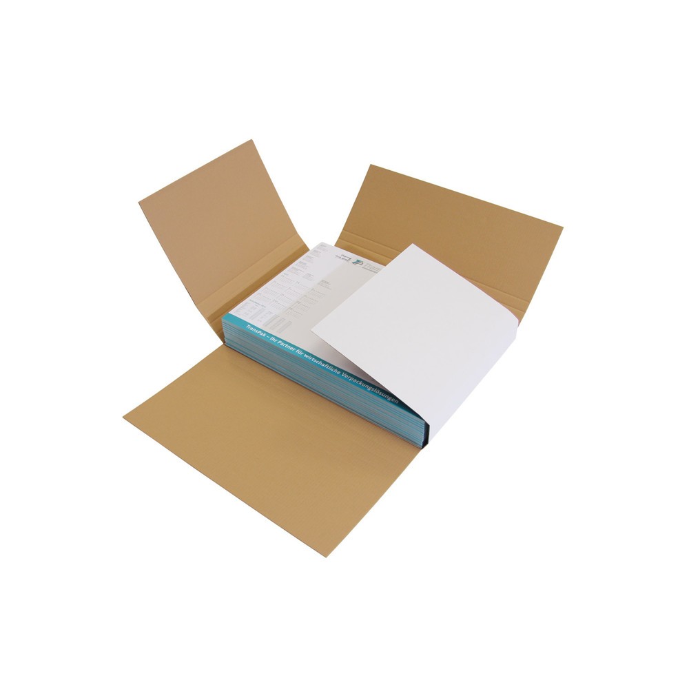 Produktabbildung Nr. 2: Wellpapp-Kreuzverpackung, 425 x 600 x 10-120 mm ( L x B x H ), weiß, DIN A2