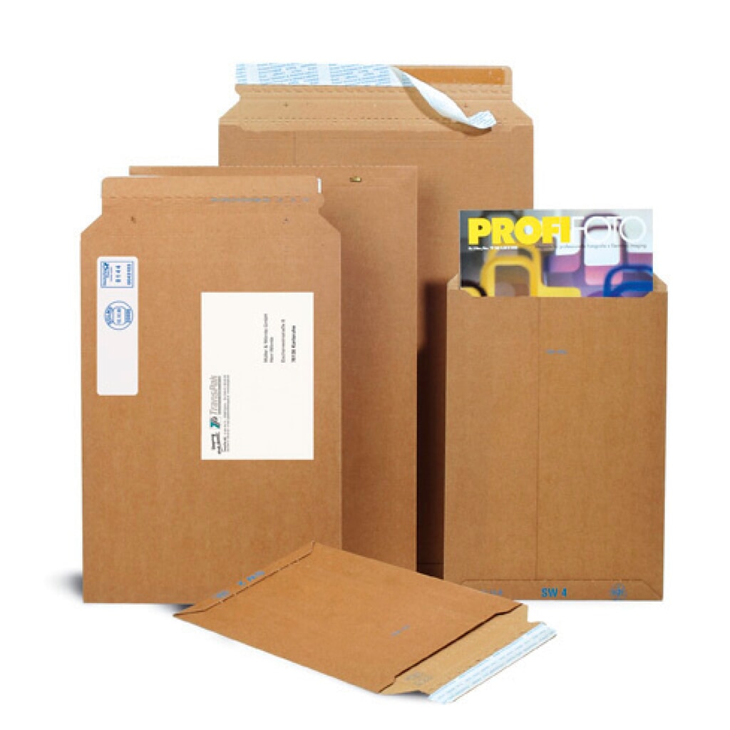 Wellpapp-Versandtasche, 326 x 486 mm, braun, Suprawell, Selbstklebeverschluss, 1 VE = 100 Stk Produktabbildung: Wellpapp-Versandtasche, 326 x 486 mm, braun, Suprawell, Selbstklebeverschluss, 1 VE = 100 Stk