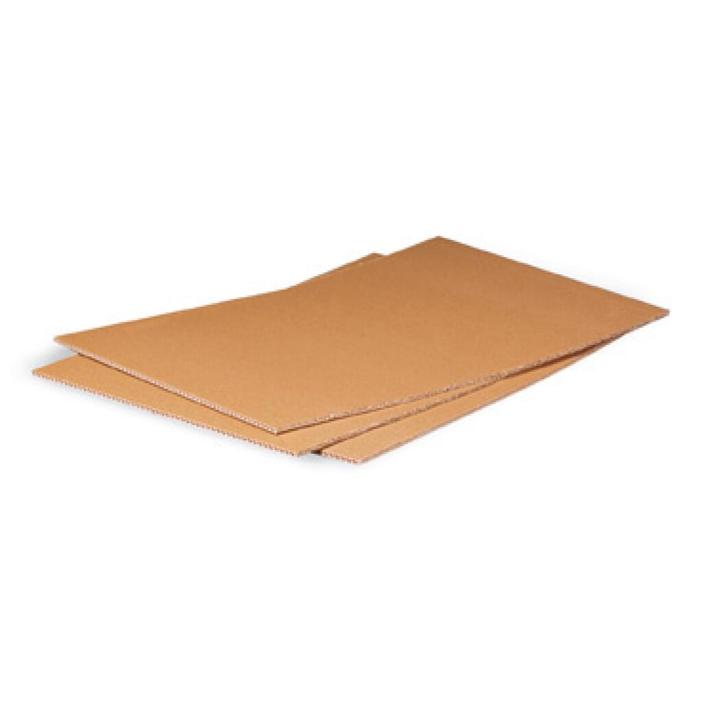 Wellpapp-Zwischenlage, 550 x 350 mm, Qualität 1.01 B, braun Produktabbildung: Wellpapp-Zwischenlage, 550 x 350 mm, Qualität 1.01 B, braun