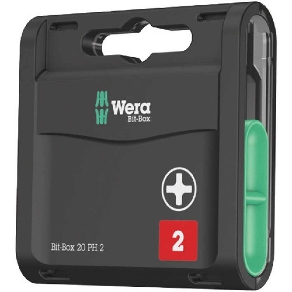 Produktabbildung Nr. 1: Bit-Box 20tlg. PH 2 L. 25 mm C-6,3 in Ku.-Box