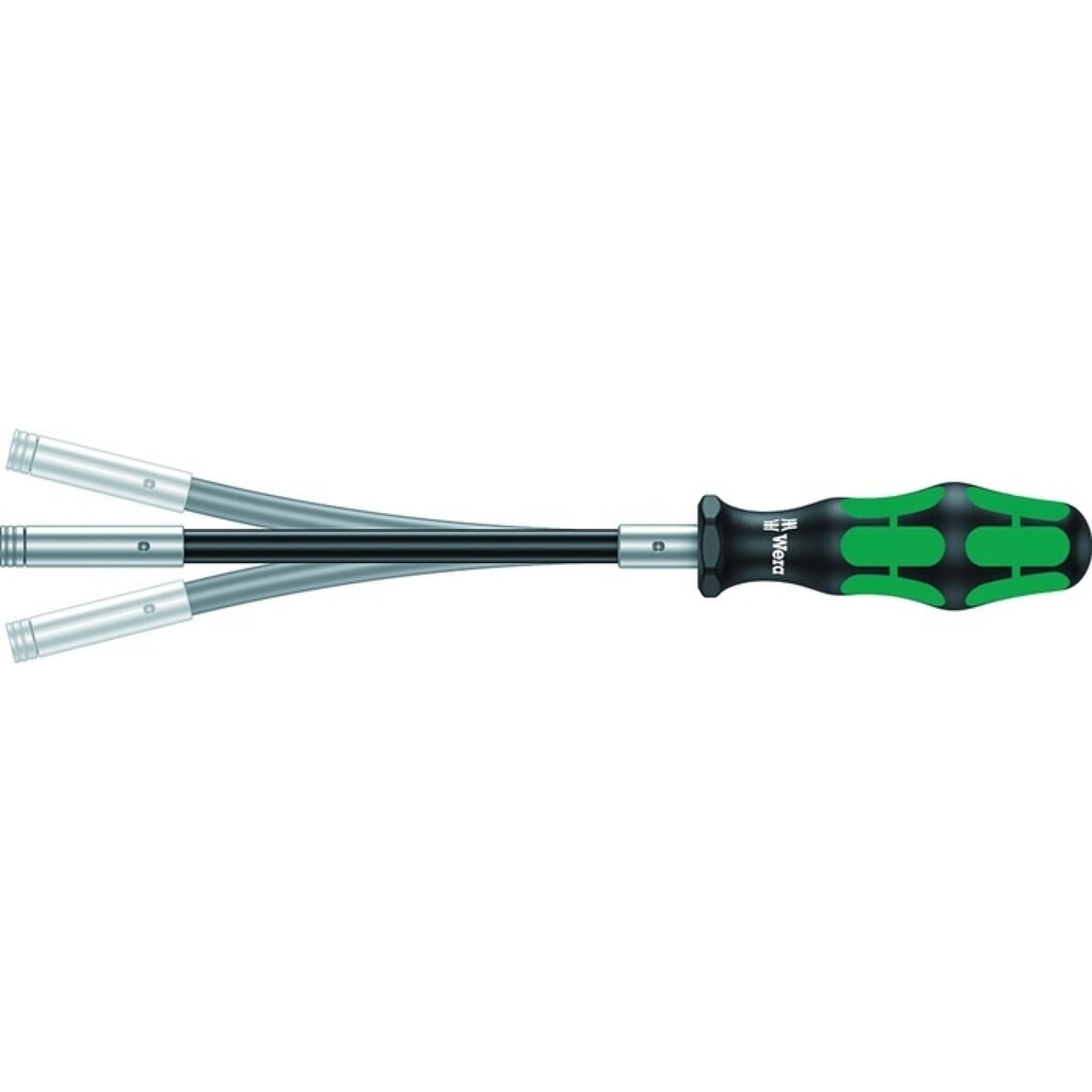 WERA Bithandhalter 393 S, Klingenlänge 173,5 mm, 1/4 ″ mit Magnet, Klinge flexibel 3-Komponentengriff Produktabbildung: WERA Bithandhalter 393 S, Klingenlänge 173,5 mm, 1/4 ″ mit Magnet, Klinge flexibel 3-Komponentengriff