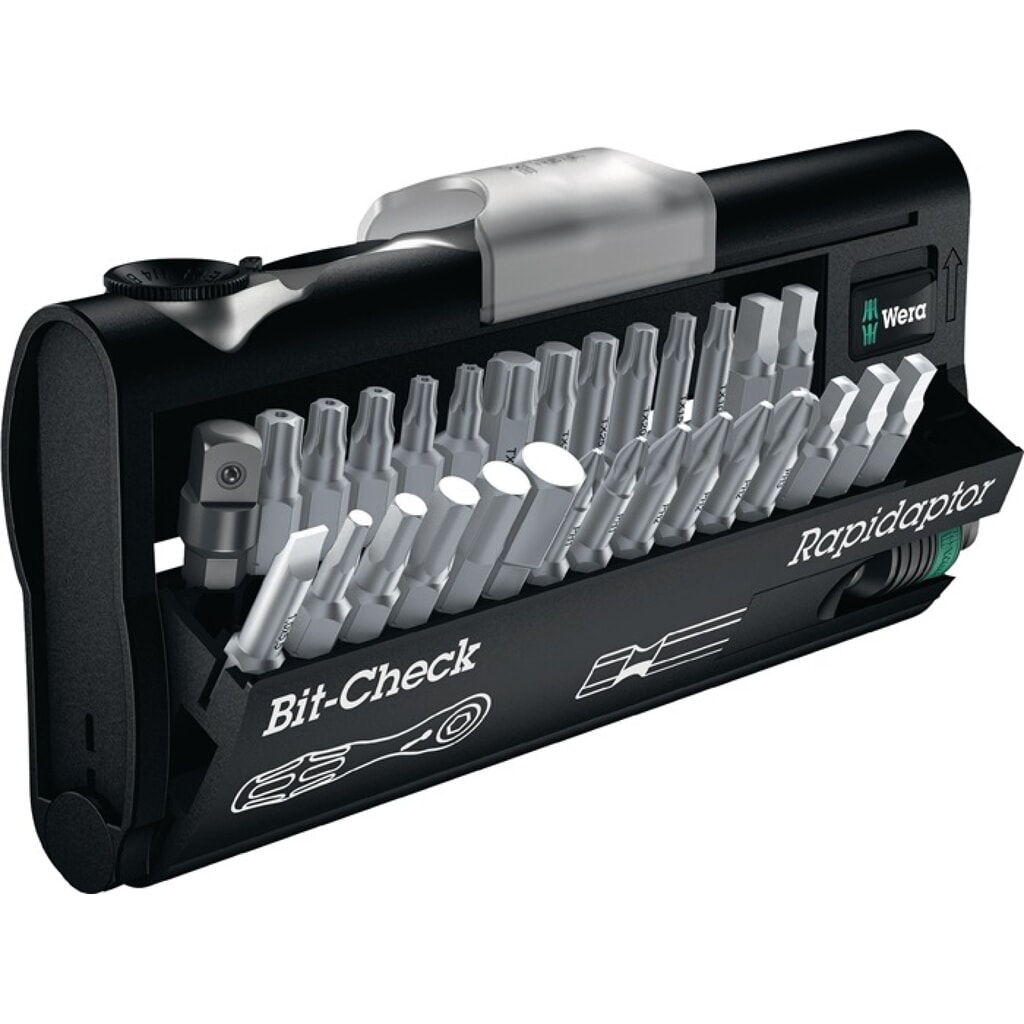 Produktabbildung: WERA Bitsortiment BC 30 Zyklop Mini 1 30-tlg.PH/PZD/T/Schlitz/6KT./Bitknarre