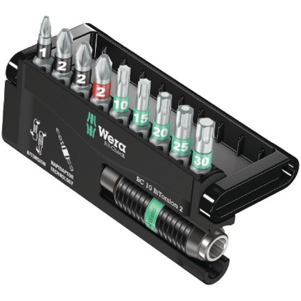 WERA Bitsortiment Bit-Check 30 BiTorsion 1 30-tlg.PH/PZD/TX Produktabbildung: WERA Bitsortiment Bit-Check 30 BiTorsion 1 30-tlg.PH/PZD/TX