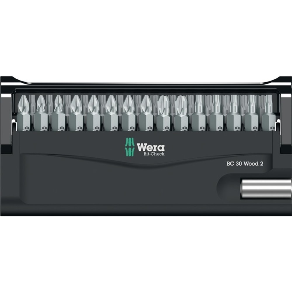 Produktabbildung Nr. 2: WERA Bitsortiment Bit-Check 30 Wood 2 30-tlg.PH/PZD/TX