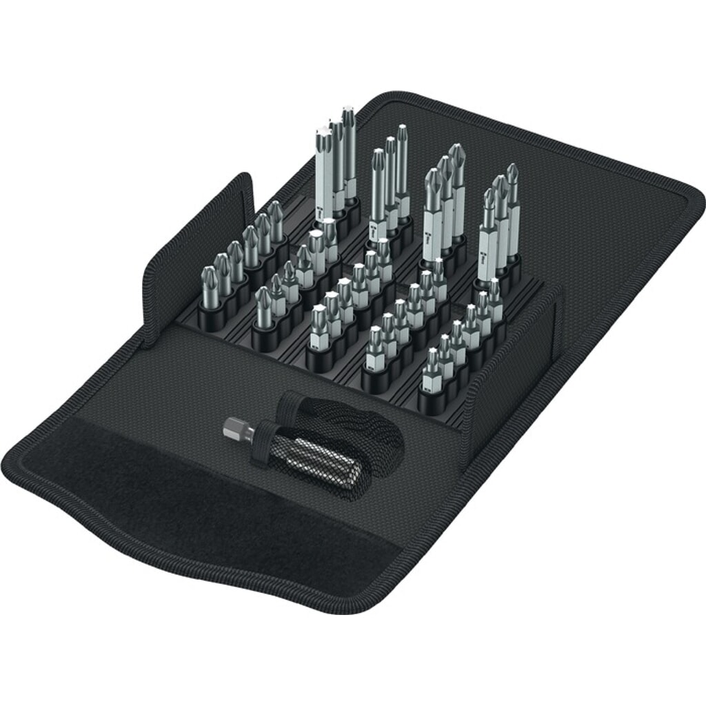 WERA Bitsortiment Bit-Safe 43 Univ.1 43-tlg.PH/PZD/TX Produktabbildung: WERA Bitsortiment Bit-Safe 43 Univ.1 43-tlg.PH/PZD/TX