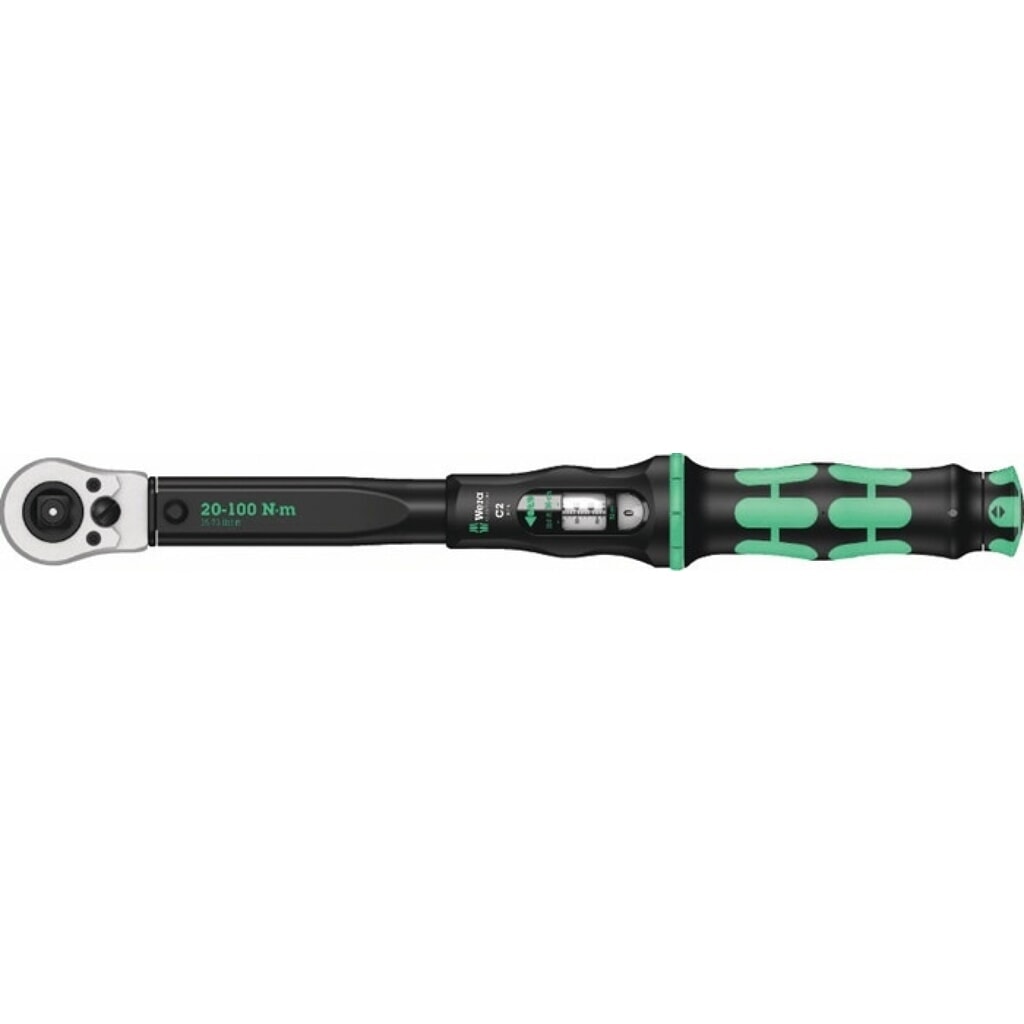 WERA Drehmomentschlüssel Click-Torque C 2 Push, 1/2 ″ 20 - 100 Nm Produktabbildung: WERA Drehmomentschlüssel Click-Torque C 2 Push, 1/2 ″ 20 - 100 Nm