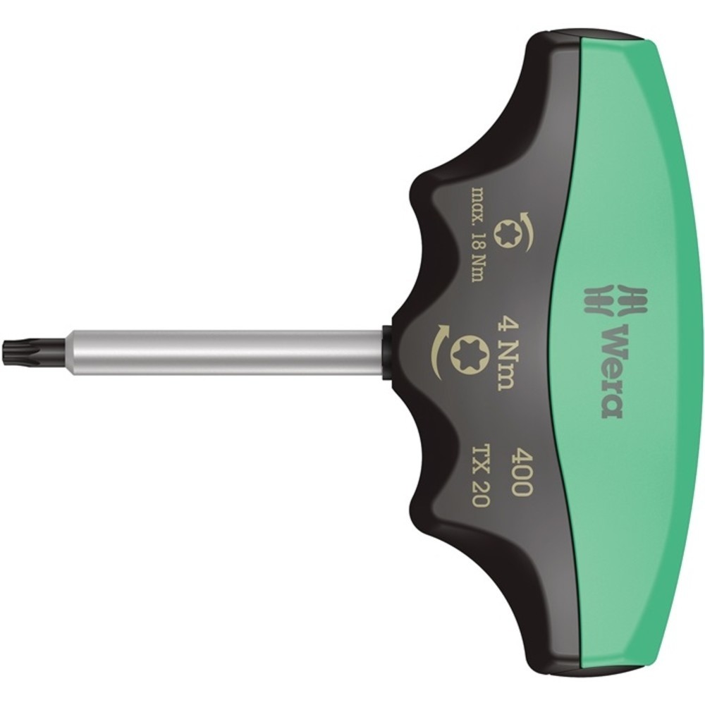 Produktabbildung Nr. 8: WERA Drehmomentschraubendreher 400 TX TX 20 4 Nm fest eingest