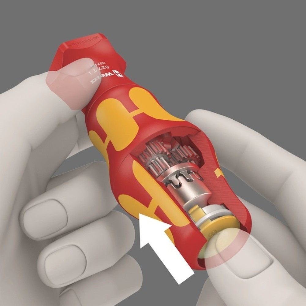 Produktabbildung Nr. 3: WERA Handgriff 827 T i Kraftform Turbo, VDE isoliert, für WERA VDE Wechselklingen