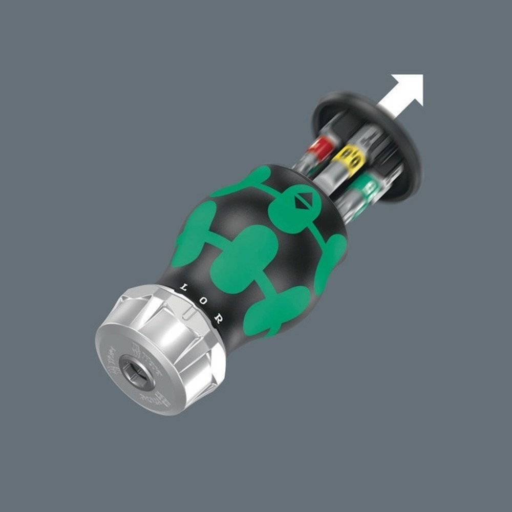 Produktabbildung Nr. 4: Wera Magazinbithalter KK Stubby Magazin RA 1, 6-teilig, Schlitz/PH/TORX®