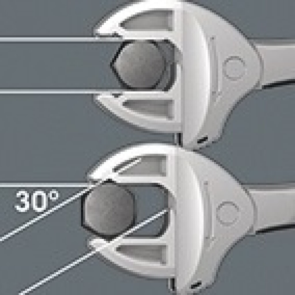 Produktabbildung Nr. 5: WERA Maulschlüssel 6004 Joker S, Länge 154 mm, 10-13 mm, selbstjustierend