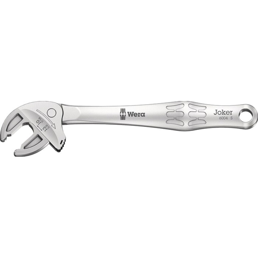 Produktabbildung: WERA Maulschlüssel 6004 Joker S, Länge 154 mm, 10-13 mm, selbstjustierend