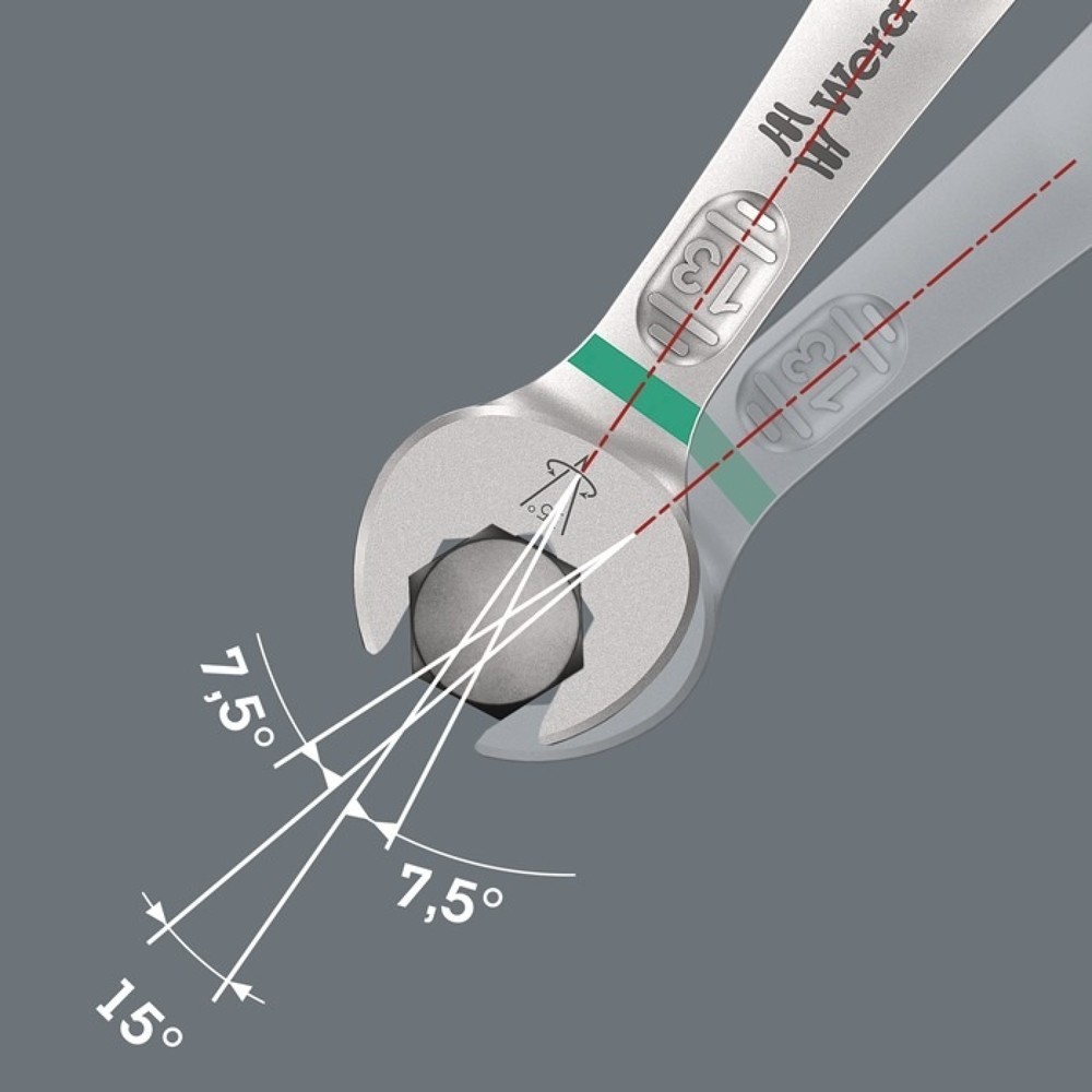 Produktabbildung Nr. 2: Wera Ringmaulschlüsselsatz 6003 Joker, 22-teilig Schlüsselweite 5,5-32 mm, gerade legierter Werkzeugstahl