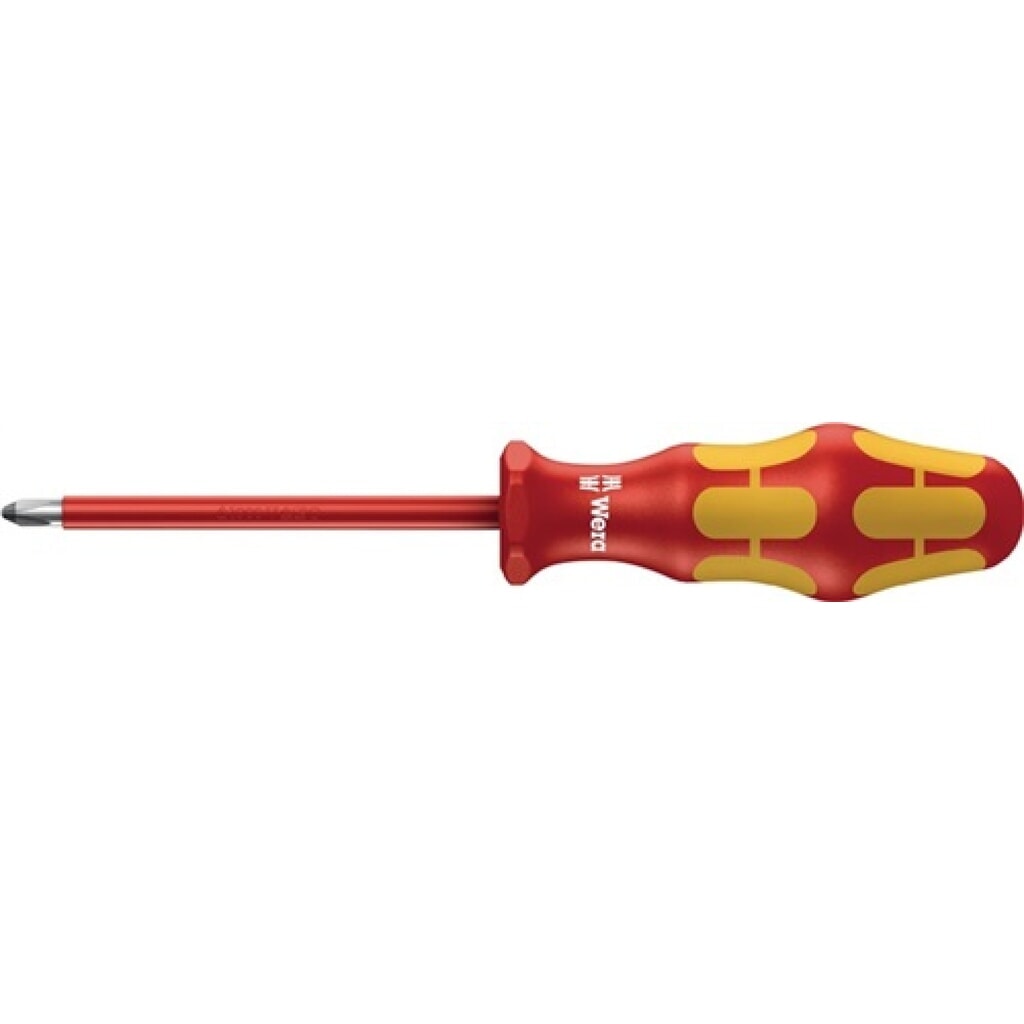Schraubendreher VDE/IEC PZD0 L.80mm m.Mehrkomp.-Heft WERA Produktabbildung: Schraubendreher VDE/IEC PZD0 L.80mm m.Mehrkomp.-Heft WERA