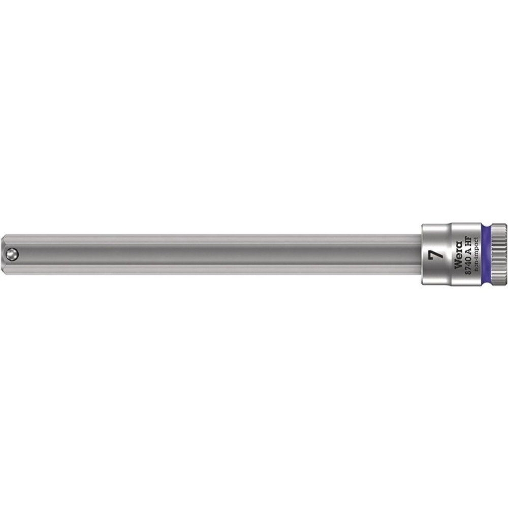 Produktabbildung Nr. 1: WERA Steckschlüsseleinsatz 8740 A HF, Schlüsselweite 7 mm, 1/4 ″, Länge 100 mm