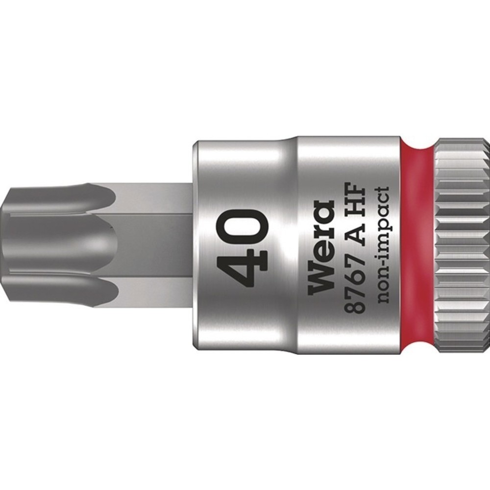 Produktabbildung Nr. 1: WERA Steckschlüsseleinsatz 8767 A HF TORX®, T40, 1/4 ″, Länge 28 mm