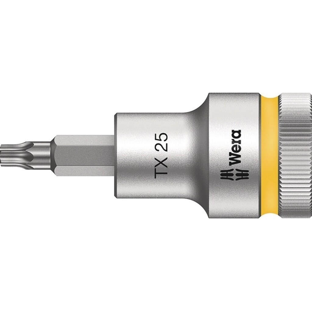 WERA Steckschlüsseleinsatz 8767 C HF TORX®, T25, 1/2 ″, Länge 60 mm Produktabbildung: WERA Steckschlüsseleinsatz 8767 C HF TORX®, T25, 1/2 ″, Länge 60 mm