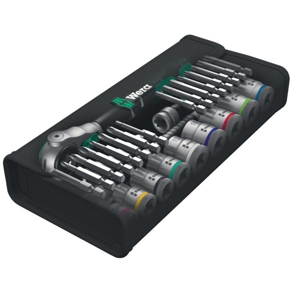 Produktabbildung Nr. 2: WERA Steckschlüsselsatz Zyklop Speed 29-tlg.3/8 Zoll SW 8-19mm Z.72 6KT