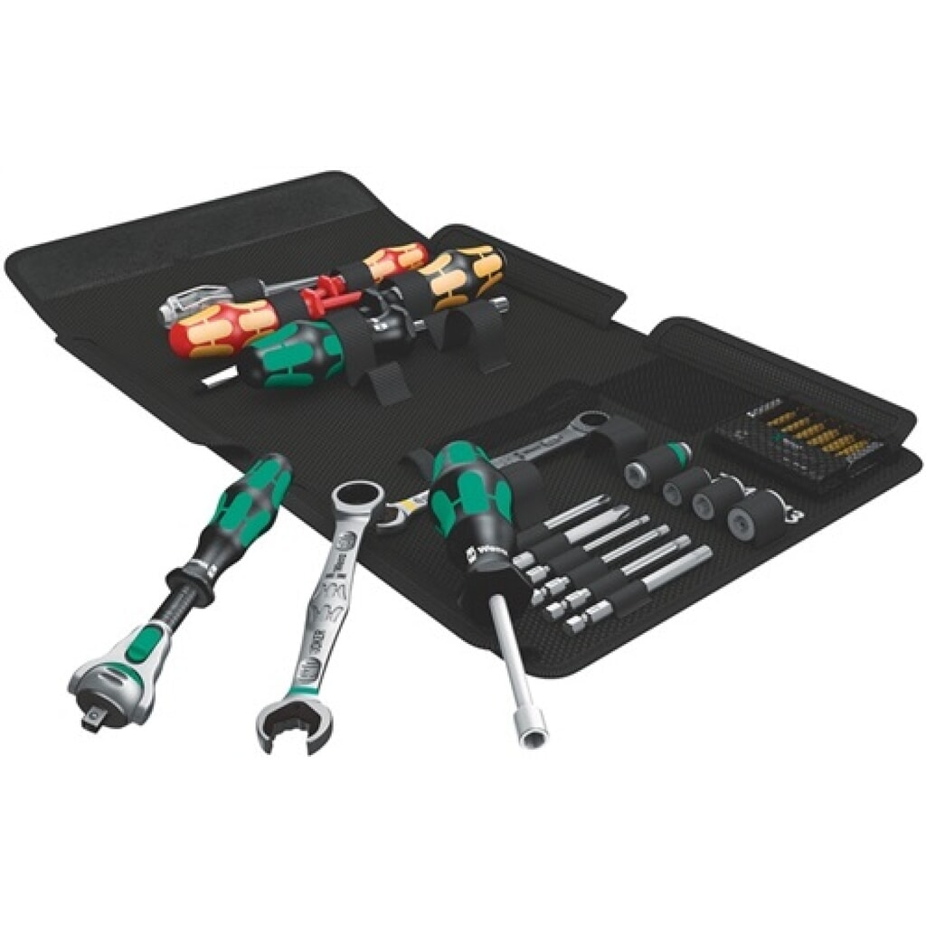 Werkzeug-Set Sanitär/Heizung 25 tlg. KK SH 1 WERA Produktabbildung: Werkzeug-Set Sanitär/Heizung 25 tlg. KK SH 1 WERA