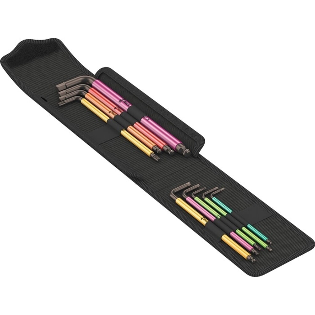WERA Winkelschraubendrehersatz Bicycle Set 4 9-tlg.Textiltasche SW 2-8mm T10/T25 Produktabbildung: WERA Winkelschraubendrehersatz Bicycle Set 4 9-tlg.Textiltasche SW 2-8mm T10/T25