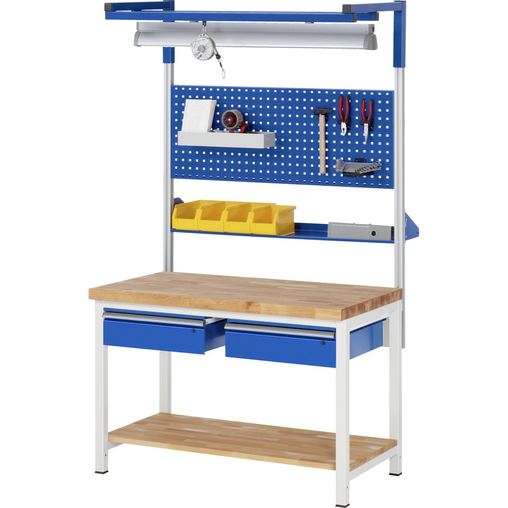 Productafbeelding nr. 5: Werkbank RAU serie 8000, hxbxd 840 x 1.250 x 700 mm, 2 lades, draagvermogen lade 50 kg