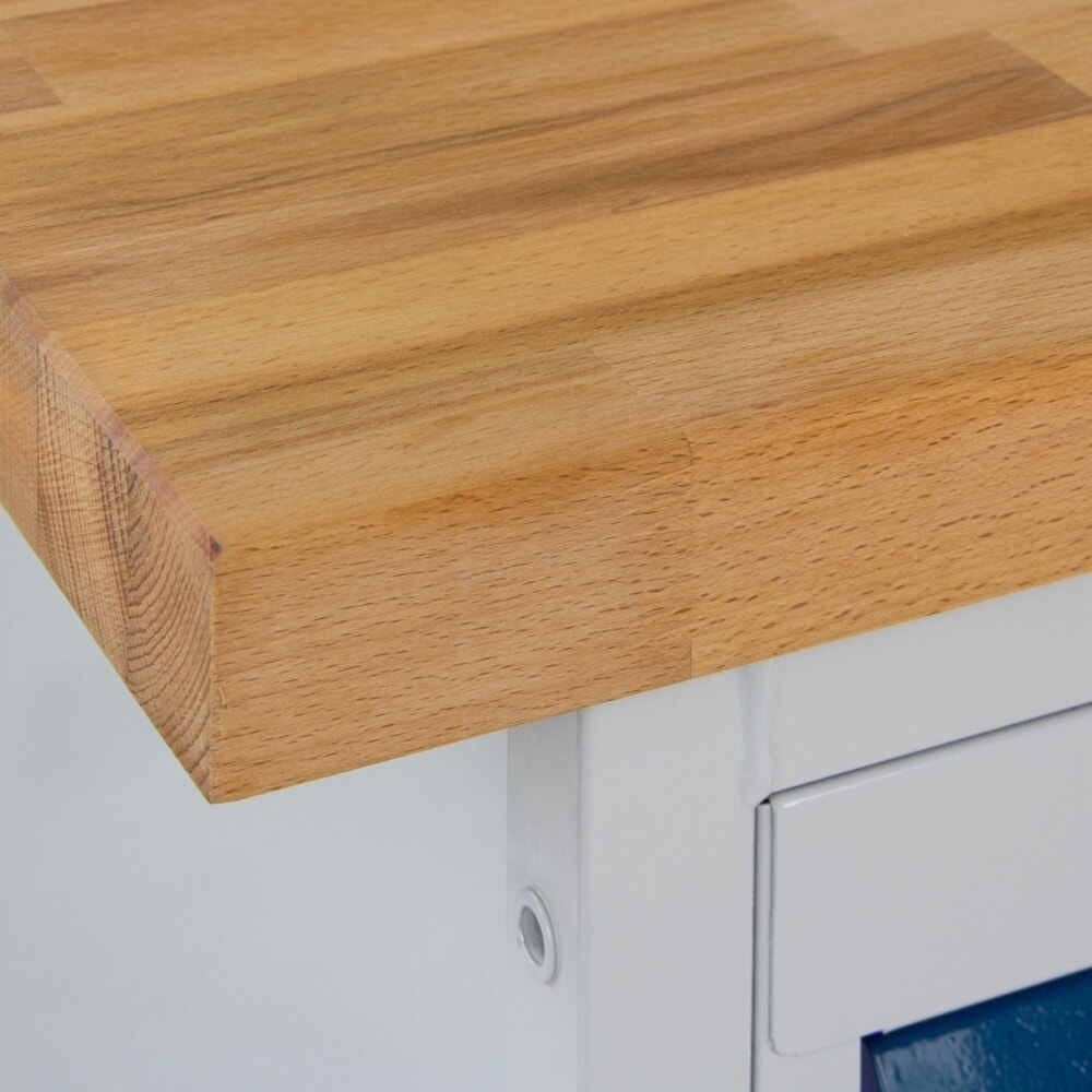 Productafbeelding nr. 5: Werkbank Steinbock® Motion, verrijdbaar, 1 deur, draagvermogen 500 kg, hxbxd 827 x 1.300 x 600 mm, RAL 7035 / 7016