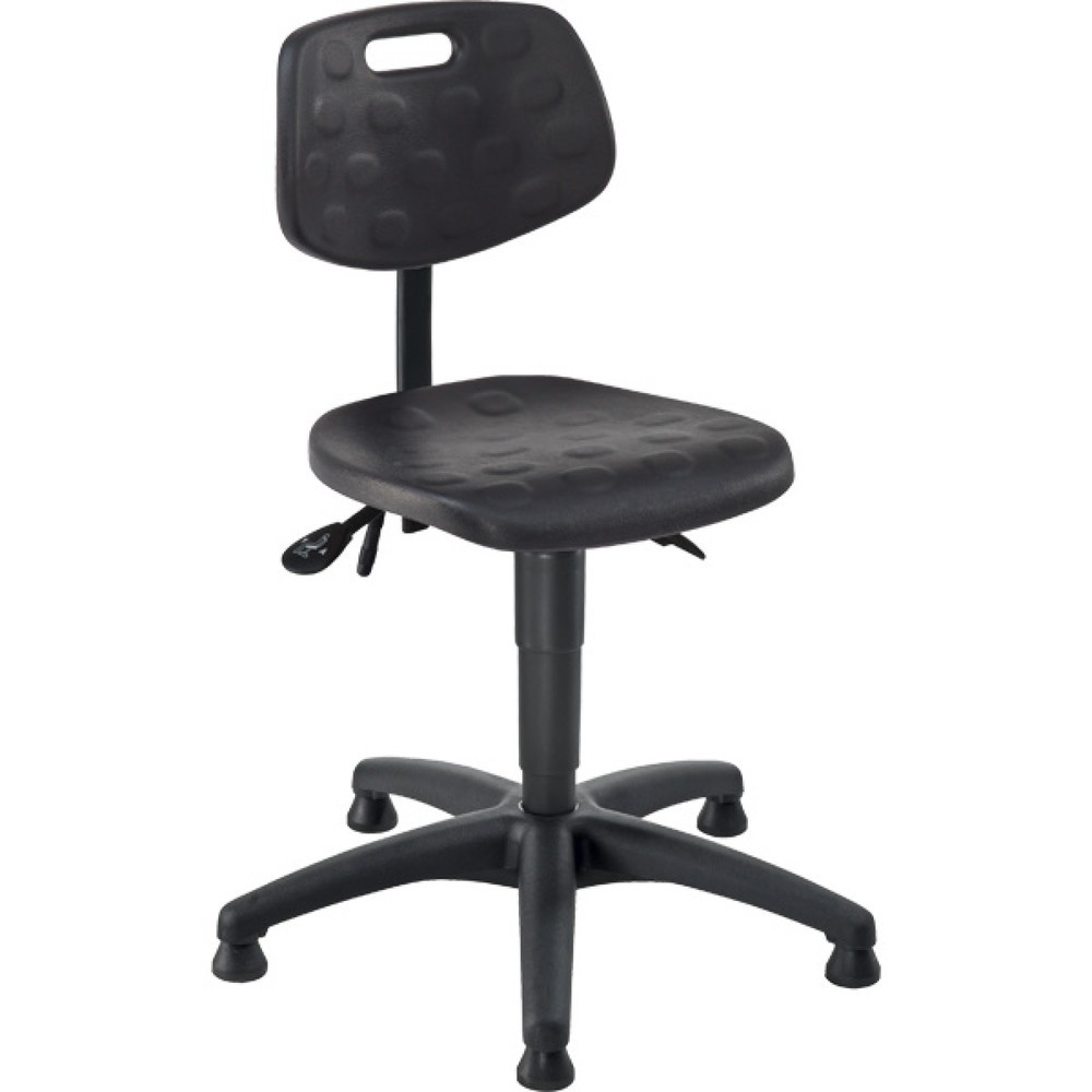 Productafbeelding nr. 1: Werkdraaistoel Ability polyurethaan, zithoogte 470-610 mm, kunststof onderstel, vloerglijders